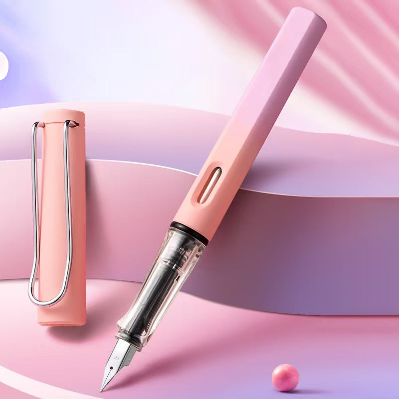 Posture Correct Fountain Pen For Students Elegant Calligraphy Pen With Refills