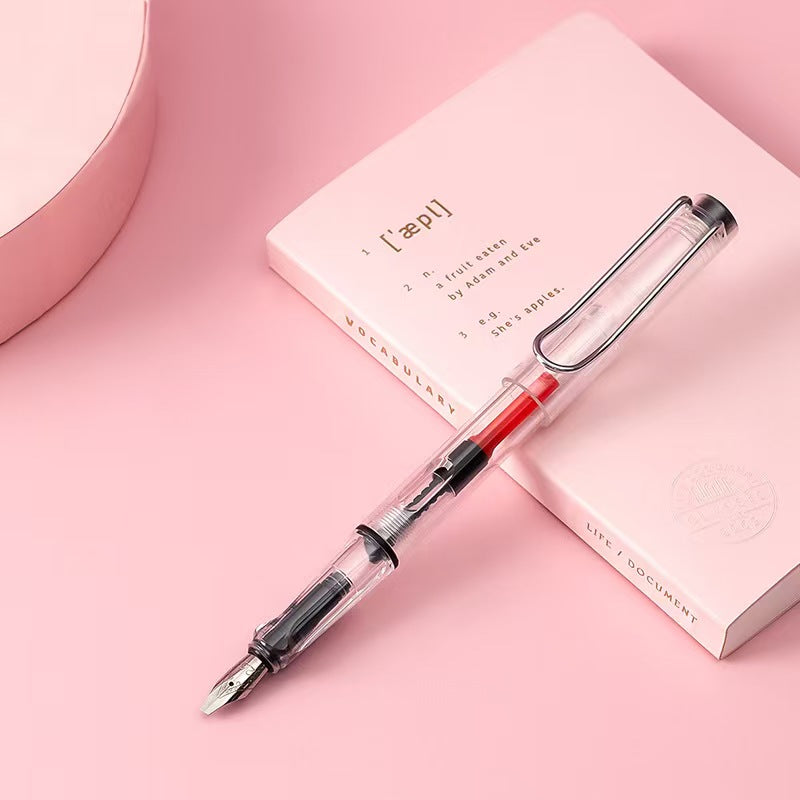Transparent Parallel Pen Gothic Tibetan Calligraphy Pen Flat Nib Art Pen